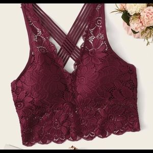 Burgundy Bralette